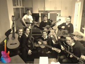 Musical Youth Foundation - St Andrews New Guitar Group Lesson 1b&w